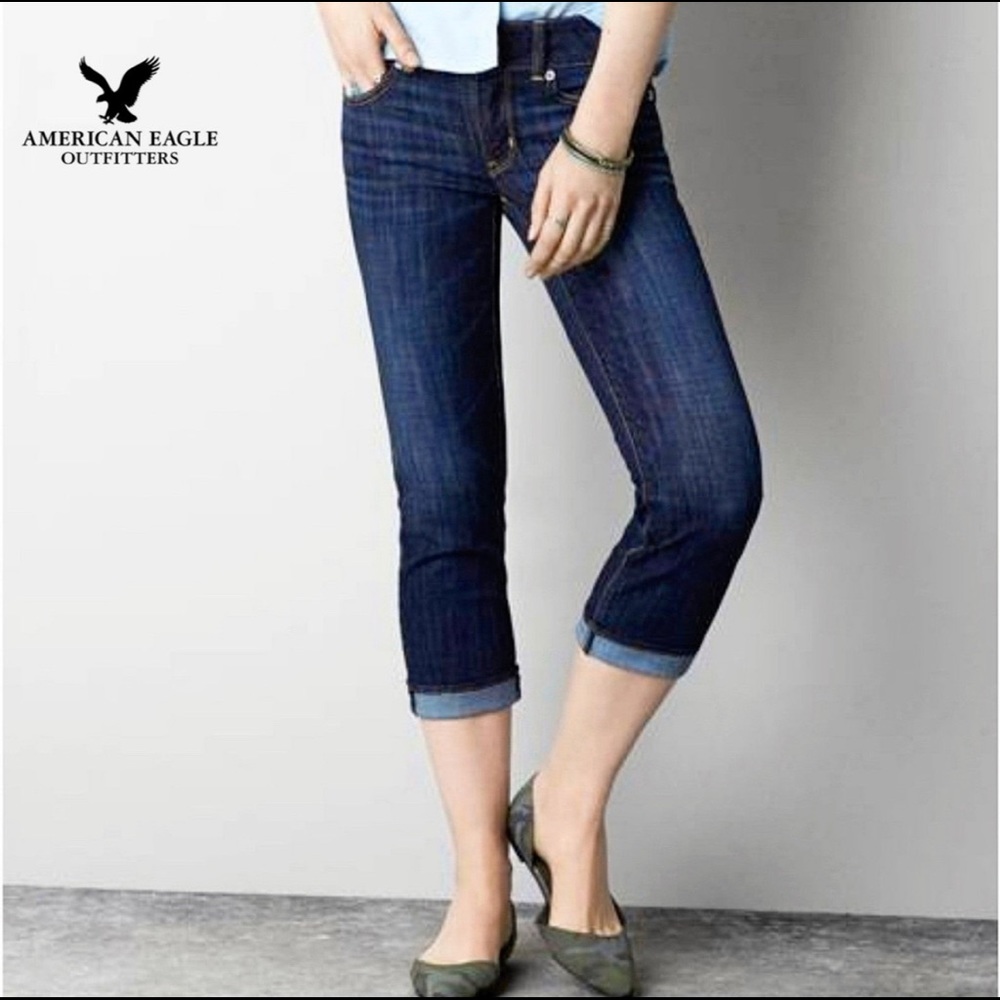 American Eagle Skinny Crop Jeans Size 14